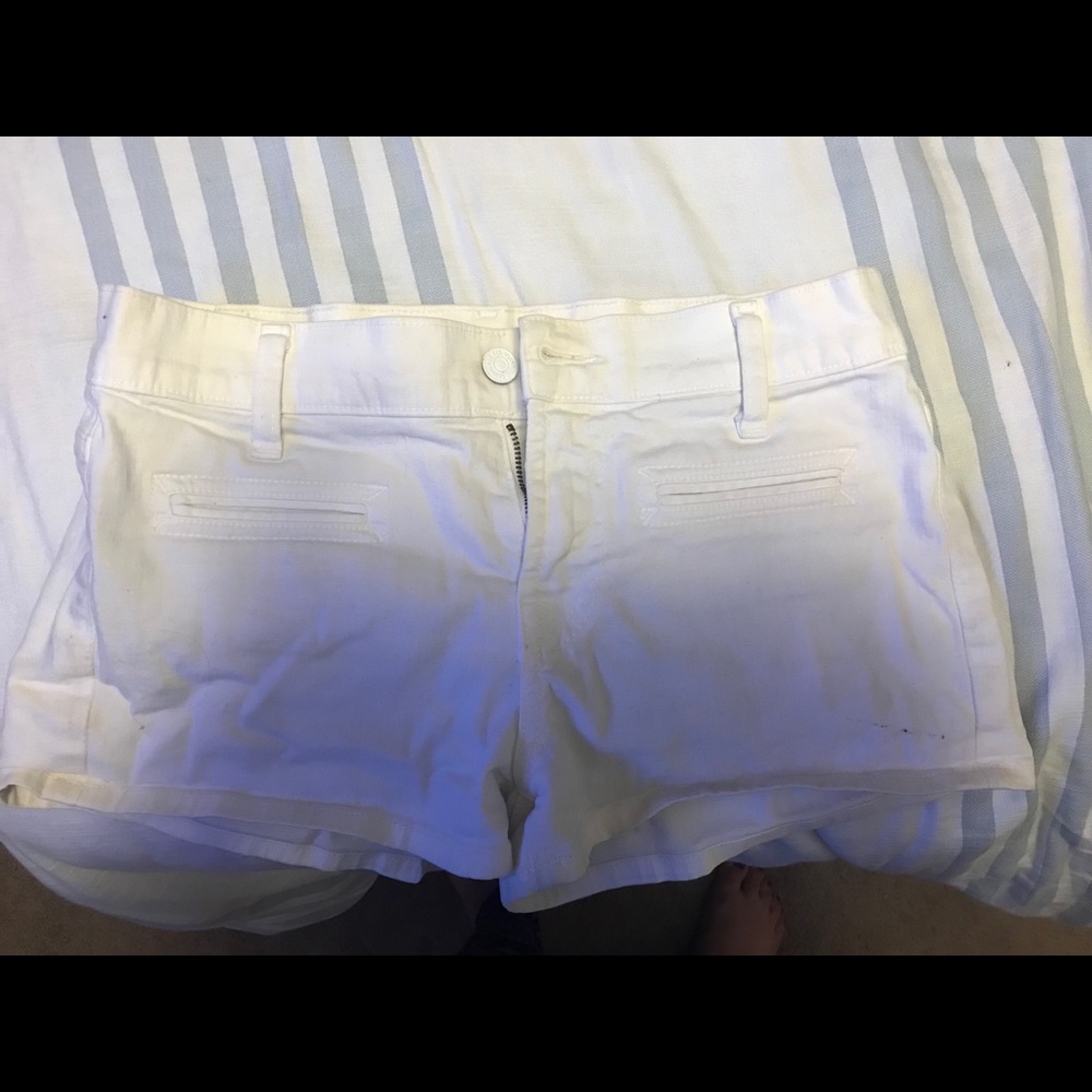 Seven for all mankind white shorts